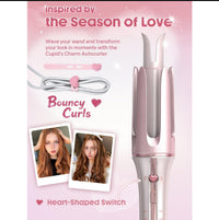 Automatic Curling Iron with Negative Ions, Large Curls, Wet/Dry Use, 15 Heat Settings, EU Plug