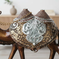 2 Pieces Golden Camel Statue Nordic Design Resin Camel Decor Gift Idea