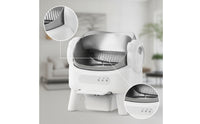 Removable Open-Top Automatic Litter Box Electric Automatic Cat Litter Box Safety Pet Supply Odor Control for Apartment
