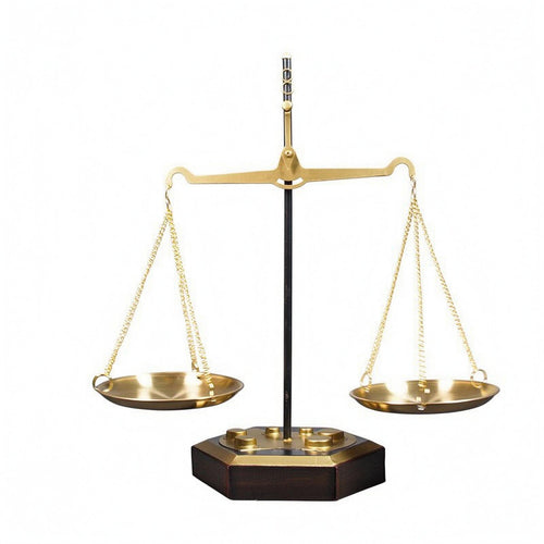 Decorative Balance Scale Ebonys Foundation Iron Balance Scale Ornament Vintage Style for Desk Display