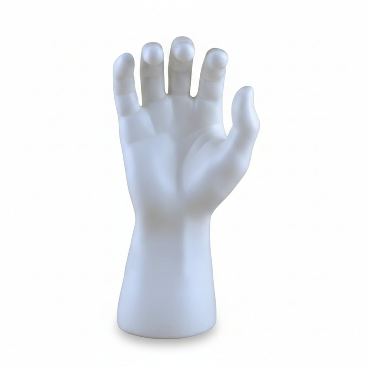 White Hand Display Stand Smooth Surface Hand-Shaped Mannequin Multi-Purpose