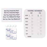 Pet Feeding Record Sign - Daily Activity Memory Board