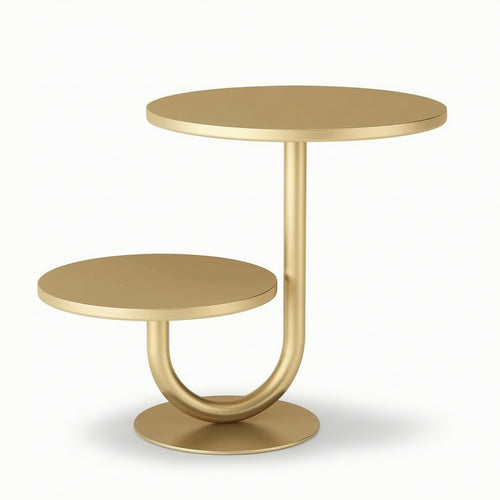 2-Tier Dessert Stand Metal Cupcake Display Stand Portable for Buffets