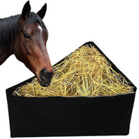 Horse Hay Bag Triangular Feeder Bag for Stable