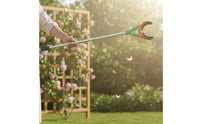 Extendable Fruit Picker with Telescopic Pole Adjustable Telescoping Fruit Picker Pole High-Reach Tool Manual for Orchardists, Gardeners, Orchard, Garden, Backyard