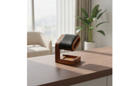 Watch Display Stand with Wooden Base Open-Frame Watch Display Stand Holder Low-Profile for Nightstand