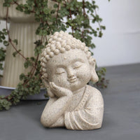 Sleeping Buddha Statue Handmade Look House Decoration Serene Appearance