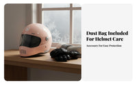 Retro 3C Certified Full-Coverage Helmet Thickened Liner for Men, Winter