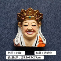 景德镇文创无语菩萨纪念品冰箱贴
