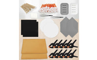 210 Pieces Malleable Pads Card Flattening Repair Tool Set Absorbent Sponge Trading Card Cleaning Kit