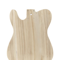 Paintable T-Style Design Guitar Body Wooden Instrument Parts for Repair