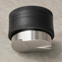 Self-Leveling Coffee Tamper with Gravity Distribution