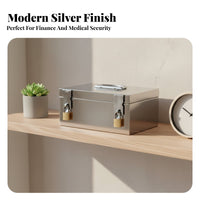 doubleHasp Steel Chest Confidential Storage Document Safe Resistant for Bank