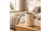 Double-Outlet Humidification Humidifier Compact Portable Humidifier Automatic Shut-off for Office Workers, Students, Bedroom, Dorm Room