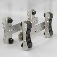 Dumbbell Holder with Roller Cradles Stable Adjustable Dumbbell Rack Spacehome Gym Area-Saving Gym Equipment for Weightlifters