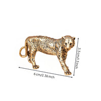 Vintage Brass Tiger Figurine Collectible Home Decor Gift Idea for Office