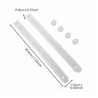 Plastic Drawer Slide Includes Mounting Screws White Drawer Runner