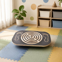 Kids Balance Open-Ended Learning Wooden Balance Board Training Gear for Children