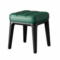 Low Stool Stackable Seating Space Saving Comfort Cushion for Bedroom