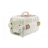 Hard-Shell Pet Carrier Wire Door Travel Gear Secure