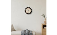 Modern Wall Clock Nordic Design Home Decor Battery Operated for Bedroom, Office