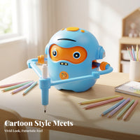 Cartoon-Like Outlineand-Draw Robot Compact Automatic Drawing Robot Plastic Screen without a Screen Art Toy Educational for Children