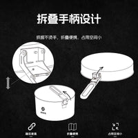爱路客轻途套锅户外露营锅具炊具野炊不沾煎锅汤锅可折叠餐具