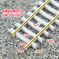 HO/N微缩火车模型沙盘仿真铁轨道砟工具手工模型DIY情景素材