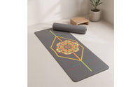 Non-Slip Exercise Mat Mat with Printed Pattern Double-Sided Exercise Mat Mat Sound-Insulating Lightweight for Fitness Enthusiasts