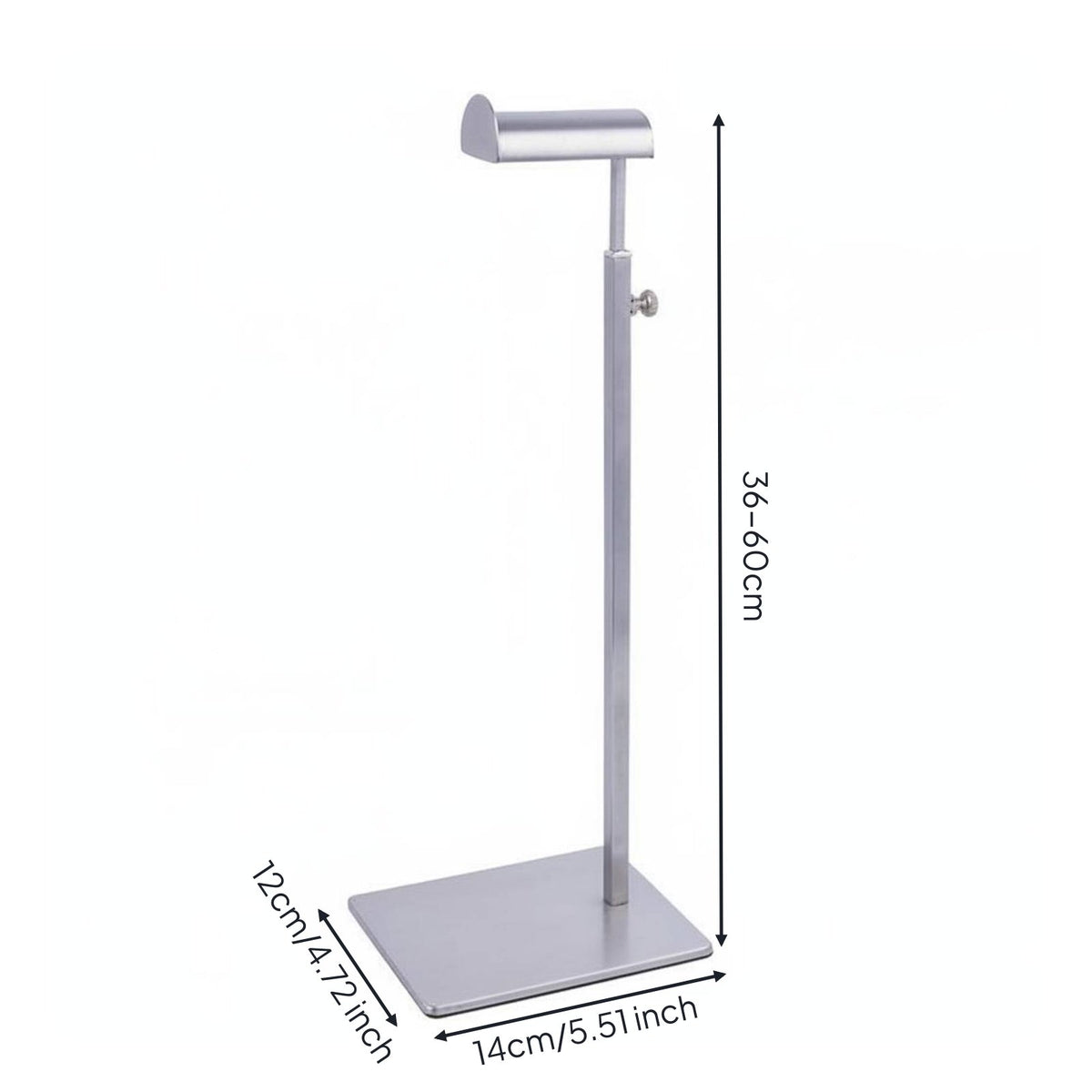 Handbag Display Stand Anti-Slip Base Adjustable Purse Holder Easy Assembly