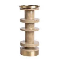 Sculptural Candle Holder Architectural Candlestick Holders Sturdy for Tabletop