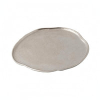 Aluminum Tray Irregular Profile Tray Silver Serving Ware