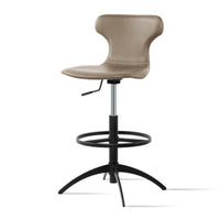 Adjustable Rotating Stool with Spinerest Utilitarian Design Adjustable Rotating Stool Easy to Assemble Low Spine Support
