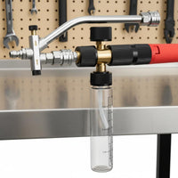 Double Connector Foam Dispenser 5 Nozzles Mini Foam Dispenser Detachable Bottle Pressure Washer Soap for Car Wash