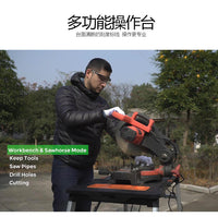 七合一多功能工作台 马凳铝合金diy操作台移动平台梯脚手架手推车
