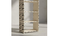 Iron Bookshelf Simple Design Storage Rack Floor Standing Open Shelf for Home Organizing