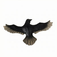 Hand Carved Wooden Avian Carved Bird Ornament Lightweight Home Decor for Display