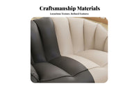 Soft and Comfortable Pumpkin-Shaped Loveseat High Resilience Floor Chair Lightweight Lounge Seating Ergonomic Design for Apartment Dwellers, Homeowners, Children, Living Room, Bedroom, Leisure Area, Reading Nook