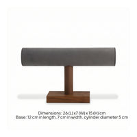 Jewelry Display Stand Sturdy Jewelry Display with Velvet Guarding Space-Saving for Dressing Table, Retail Counter