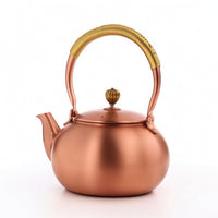 Copper Tea Kettle Handmade Vessel Elegant for Collectors