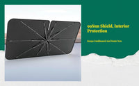 Heat-blocking windshield cover