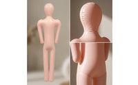 Lifesize Inflatable Corpse Scary Inflatable Mannequin with Arms Waterproof Inflate Figure Portable for Halloween Party