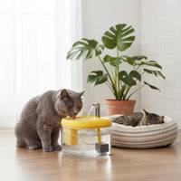 Feline Water Fountain Quiet Circulating Feline Fountain Ultra-Hushed Pump
