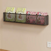 Over-the-Door Book rack Space-Saving Hanging Storage Sturdy Construction