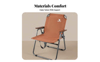 Low-Profile Folding Chair Foldable Portable Seating Lightweight for Picnic Spots