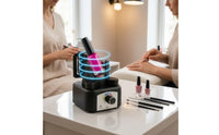 Electric Nail Polish Shaker Hands-No-Cost Shaker with Clamp Automatic Stop Paint Mixer Stable for Artists, Studios