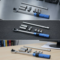 8 Pieces Tension Wrench with Storage Cases Reversible Tension Wrench Set Non-Slip Tool for Mechanics, Hobbyists, Garage