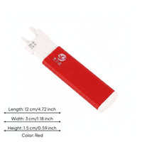 Flat-Bed Needle Threader Multifunctional Craft Supply Magnifier