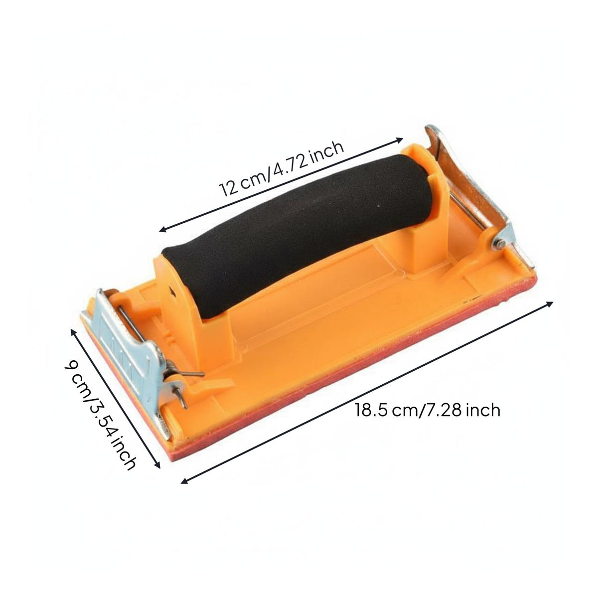Strong Clamping Drywall Hand Sander Quick Paper Change Drywall Sanding Block Comfortable Grip for Home Improvement, Furniture Refinishing