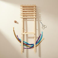 6 Spool Yarn Stand Multiuse Skein Holder Stand Space Saving for Salon, Crafters